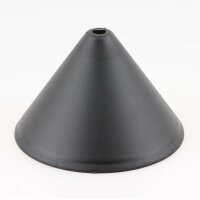 Lampen-Baldachin 110x70mm Kunststoff schwarz...