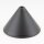 Lampen-Baldachin 110x70mm Kunststoff schwarz Pyramidenform mit Feststellschraube