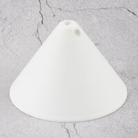 Lampen-Baldachin 110x70mm Kunststoff weiß...