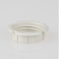 Ersatz-Schraubring für G9 Hochvolt-Halogen-Lampenfassung Ø 20,8 mm – Weiß  28x7,5mm
