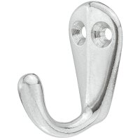 Häfele Möbel Garderobenhaken 21x40mm Aluminium poliert