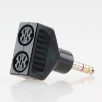 Audio Adapter 6.3mm Klinkenstecker auf 2x DIN Kupplung...