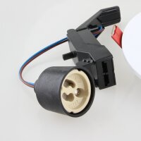 Lumiance GU10 50W Einbaustrahler 95x30mm weiß inkl....
