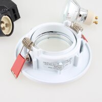 Lumiance GU10 50W Einbaustrahler 95x30mm weiß inkl. Halogenlampe