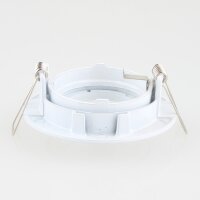 GU10/230V/50W Einbauleuchte Einbaustrahler schwenkbar weiß inkl. GU10-Fassung
