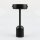 Decken Pendelrohr-Lampe Deckenlampe Deckenleuchte 20cm schwarz matt mit E27 Fassung