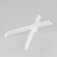 Häfele X-Form Bodenträger Bodenhalter Kunststoff weiß für variable Fachbodendicke