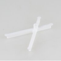 Häfele X-Form Bodenträger Bodenhalter Kunststoff weiß für variable Fachbodendicke