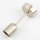 Decken Pendelrohr-Lampe Deckenlampe Deckenleuchte 20cm Edelstahl-Optik mit E27 Fassung