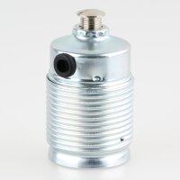 E27 Lampenfassung Metall verzinkt Gewindemantel...