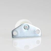 Häfele Bettkastenrolle Möbelrolle seitlich zum Schrauben 30mm weiß