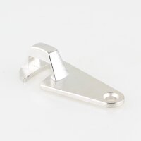 Häfele Schließhaken Haken-Verschluss Metall vernickelt zum Schrauben 53mm für Zargentische, Tisch-Einlegeplatten