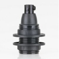 E14 Lampenfassung Thermoplast/Kunststoff schwarz mit...