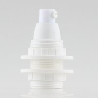 E14 Lampenfassung Thermoplast/Kunststoff weiß mit...