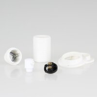 E14 Lampenfassung Thermoplast/Kunststoff weiß mit...