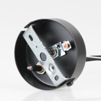 Lampen Baldachin 80x25mm Metall schwarz mit Stahlseil und...
