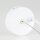 Lampen-Baldachin 80x25mm Metall weiß mit Stahlseil und Zugentlaster