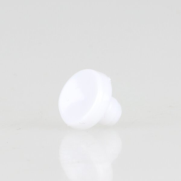 Häfele Anschlagpuffer Türpuffer Türstopper Kunststoff weiß zum Eindrücken in 5mm Bohrungen