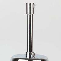 Lampen-Baldachin 62x63mm Metall verchromt mit Pendelrohr...