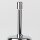 Lampen-Baldachin 62x63mm Metall verchromt mit Pendelrohr & Zugentlaster