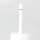Lampen-Baldachin 62x63mm Metall weiß mit Pendelrohr & Zugentlaster
