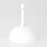Lampen-Baldachin 50x100mm Metall weiß mit...