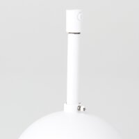 Lampen-Baldachin 50x100mm Metall weiß mit...