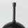 Lampen-Baldachin 120x62mm Metall schwarz mit Pendelrohr & Zugentlaster