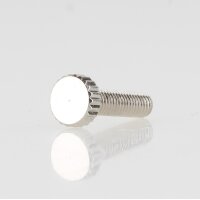 M3 Rändelschraube 5,5x14 mm Messing vernickelt