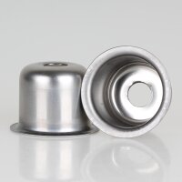 E14 Fassungshülse Metall roh 27x30mm Zierhülse für Lampenfassungen