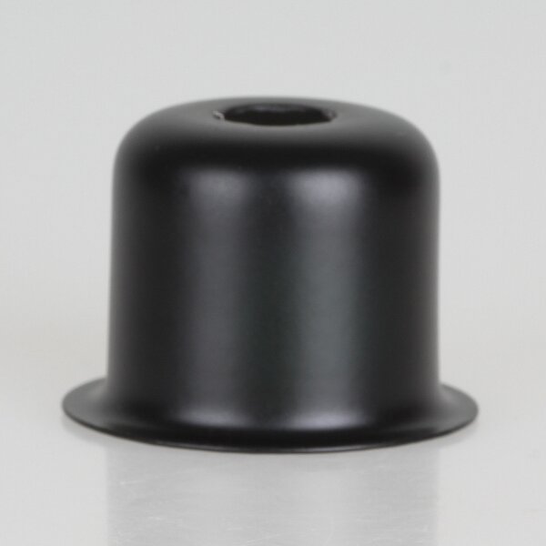 E14 Fassungshülse Metall schwarz 27x30mm Zierhülse für Lampenfassungen