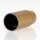 E14 Lampenfassung Bakelit-Optik Gold mit Glattmantel M10x1 IG