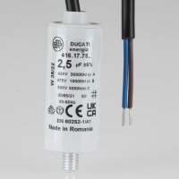 2.5uF 450V Anlaufkondensator Betriebskondensator...