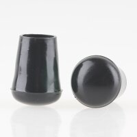 Stuhlbeinkappe / Tischbeinkappe 10 mm rund schwarz mit...