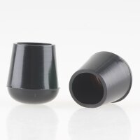 Stuhlbeinkappe / Tischbeinkappe 12 mm rund schwarz mit...