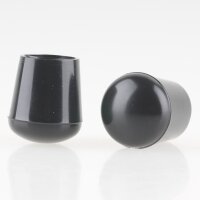 Stuhlbeinkappe / Tischbeinkappe 16 mm rund schwarz mit...