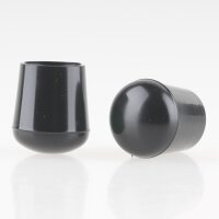 Stuhlbeinkappe / Tischbeinkappe 18 mm rund schwarz mit...