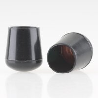 Stuhlbeinkappe / Tischbeinkappe 22 mm rund schwarz mit...