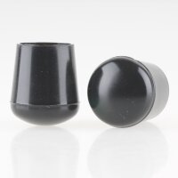 Stuhlbeinkappe / Tischbeinkappe 22 mm rund schwarz mit...