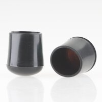 Stuhlbeinkappe / Tischbeinkappe 25 mm rund schwarz mit...