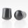 Stuhlbeinkappe / Tischbeinkappe 25 mm rund schwarz mit Stahleinlage – PVC-Kunststoff