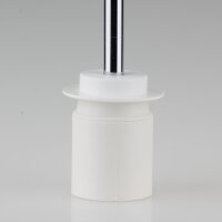 Leuchtenbau Stufenscheibe Hutscheibe Zentrierscheibe 48x10mm Kunststoff weiß 10,5mm Mittelloch