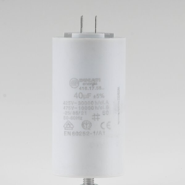 40uF 450V Anlaufkondensator Betriebskondensator Motorkondensator mit 6,3 mm Flachstecker