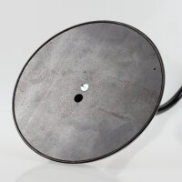 Bodenplatte Metall Ø175mm passend für Kaiser Idell Tischlampe inkl. Filz & Schraube