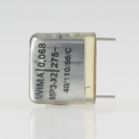 0.068uF 275V MP3 X2 Entstörkondensator 19x17mm Rastermaß 15mm