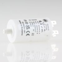6.3uF 450V Anlaufkondensator Betriebskondensator Motorkondensator mit 6,3 mm Flachstecker