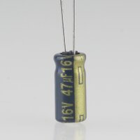 47uF 16V Elko Elektrolytkondensator Radial 105°...