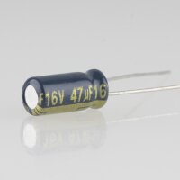 47uF 16V Elko Elektrolytkondensator Radial 105°...