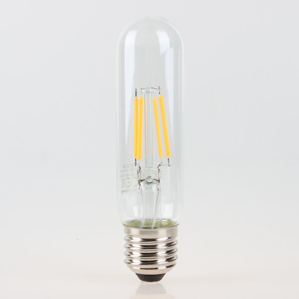 Sigor E27 LED Filament Röhrenlampe T32 klar 6,5W = (60W) 806lm warmweiß dimmbar