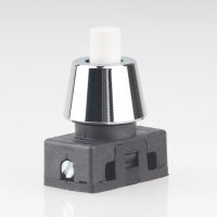 Lampen Einbau-Druckschalter weiß mit M10x1...